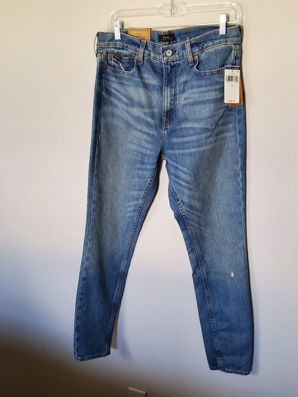 Polo Ralph Lauren Distressed High Rise skinny Jean size 28R